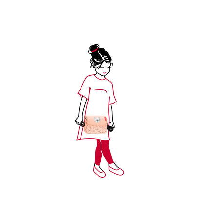 EverydayBag Kids Cats & Dogs Rose